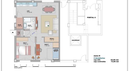 3 - Cambio de Uso Eleuterio Villaverde 6 - Basauri - ESTADO REFORMADO (mano H) CORREGIDO