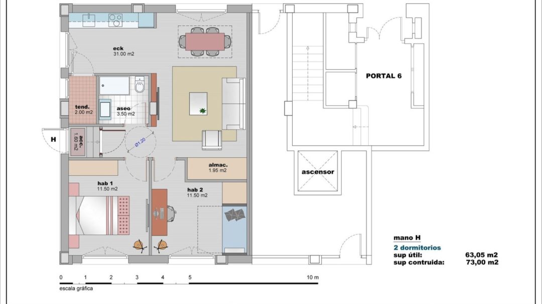 3 - Cambio de Uso Eleuterio Villaverde 6 - Basauri - ESTADO REFORMADO (mano H) CORREGIDO
